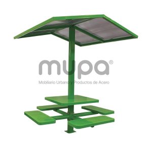 Diseño y Fabricación de Mesa Urbani 3 Con Techumbre en México en CDMX