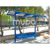Diseño y fabricación PARADERO URBANI 1 INOX 4 PLAZAS en México