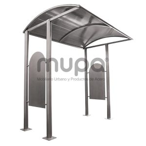 Diseño y fabricación PARADERO URBANI 3 CON ÁREA PARA PUBLICIDAD en México