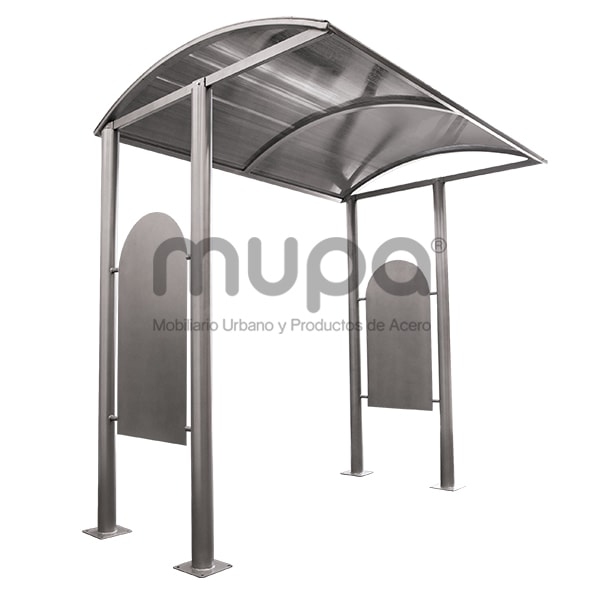 Diseño y fabricación PARADERO URBANI 3 CON ÁREA PARA PUBLICIDAD en México Diseño y fabricación PARADERO URBANI 3 CON ÁREA PARA PUBLICIDAD en México