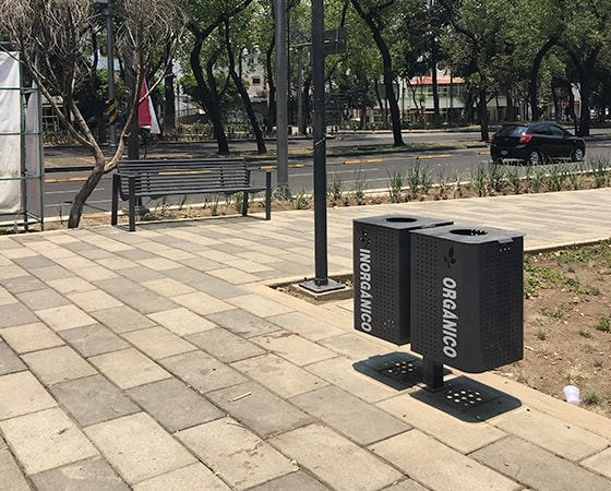 Glorieta Chilpalcingo | Proyectos de MUPA Mobiliario Urbano