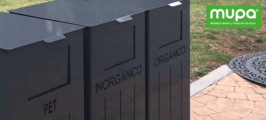 Separadores de Residuos para reciclar - Mobiliario Urbano | MUPA ®