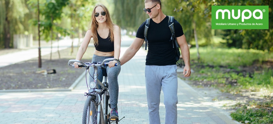 Aparcabicicletas para cuidar medio ambiente - Mobiliario Urbano | MUPA ®