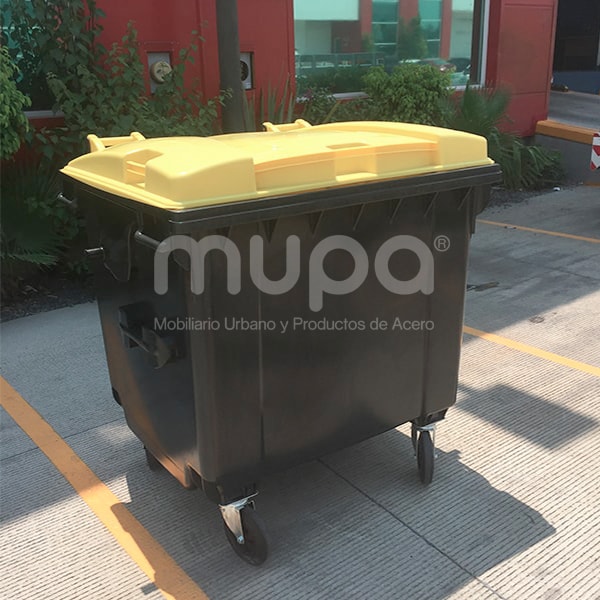 Contenedor plástico op 4 ruedas 1100 lts Contenedor plástico op 4 ruedas 1100 lts