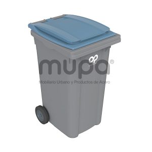 Contenedor plástico op 2 ruedas 240 lts