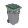 Contenedor plástico op 2 ruedas 240 lts