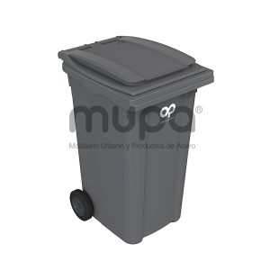 Contenedor plástico op 2 ruedas 240 lts