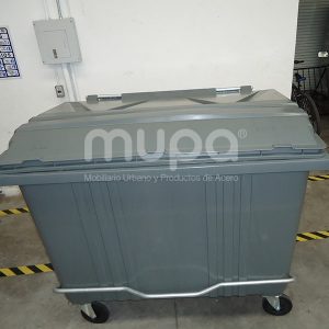 Contenedor plástico op 4 ruedas 1700 lts