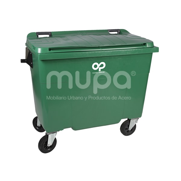Contenedor plástico op 4 ruedas 500 lts Contenedor plástico op 4 ruedas 500 lts