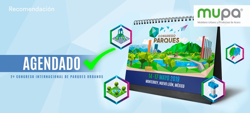 Blog MUPA ® novedades en Congreso de Parques Urbanos - Mobiliario Urbano