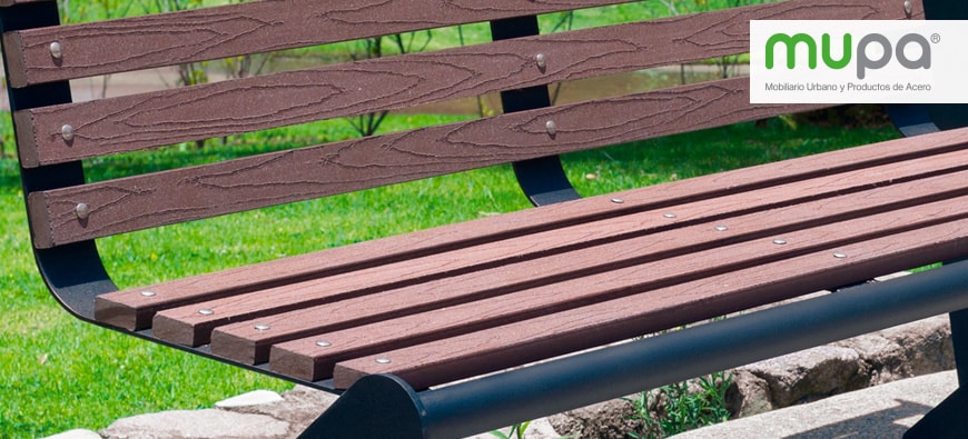Bancas para parque de Madera Ecológica