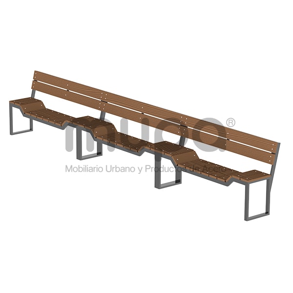 Fabricación de Banca Ubani Eco 31M | Mobiliario Urbano | MUPA Fabricación de Banca Ubani Eco 31M | Mobiliario Urbano | MUPA