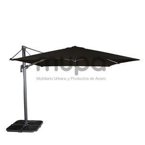 Sombrilla sumbrella cuadrada 3mt x 3mt con brazo retractil