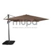 Sombrilla sumbrella cuadrada 3mt x 3mt con brazo retractil