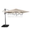 Sombrilla sumbrella cuadrada 3mt x 3mt con brazo retractil