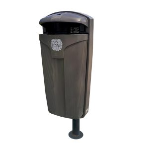 Papalera cibeles sencilla con pedestal 50l
